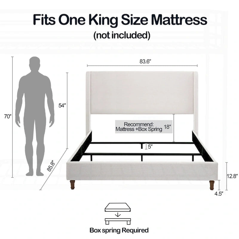 Lit super king-size pour des nuits de rêve.