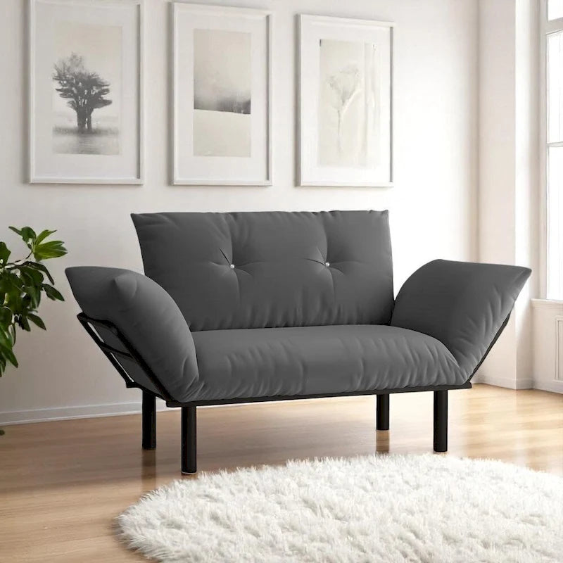 Adio Metal Frame Loveseat With Removable Cushions