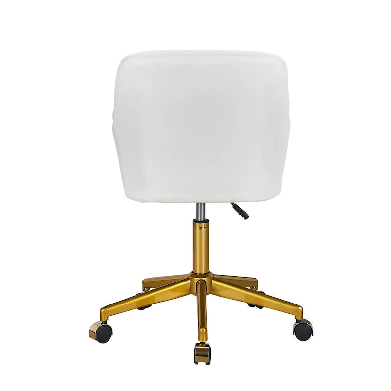 Chaise de bureau moderne, réglable en hauteur, pivotante à 360° avec piètement en métal