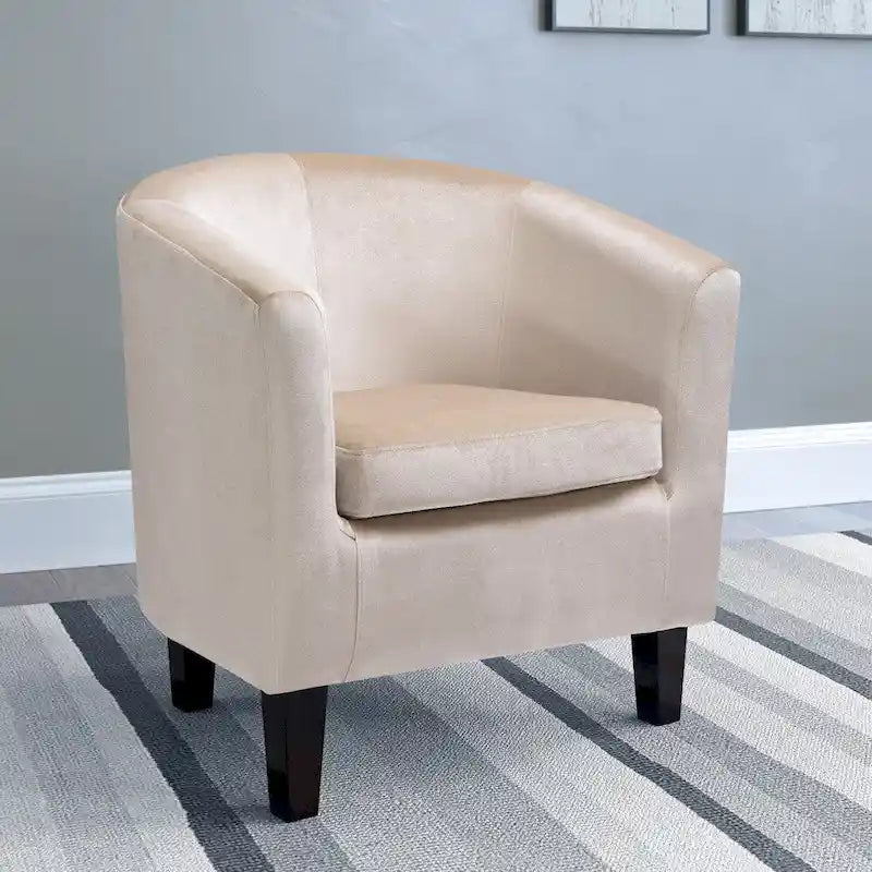 Fauteuil crapaud en velours
