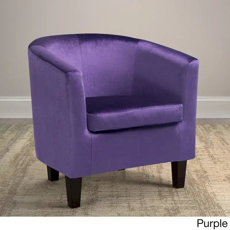Fauteuil crapaud en velours