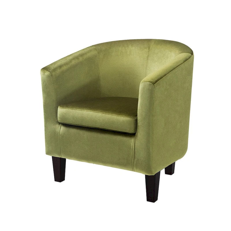 Fauteuil crapaud en velours