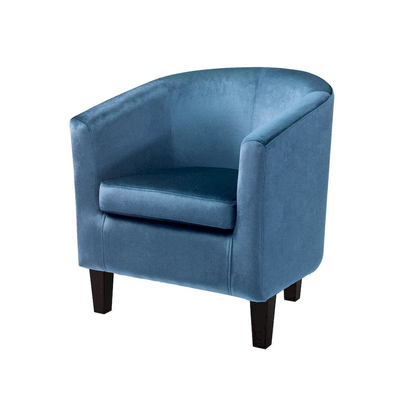 Fauteuil crapaud en velours