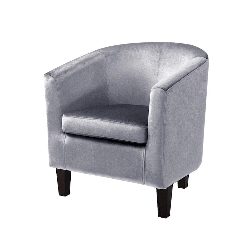 Fauteuil crapaud en velours