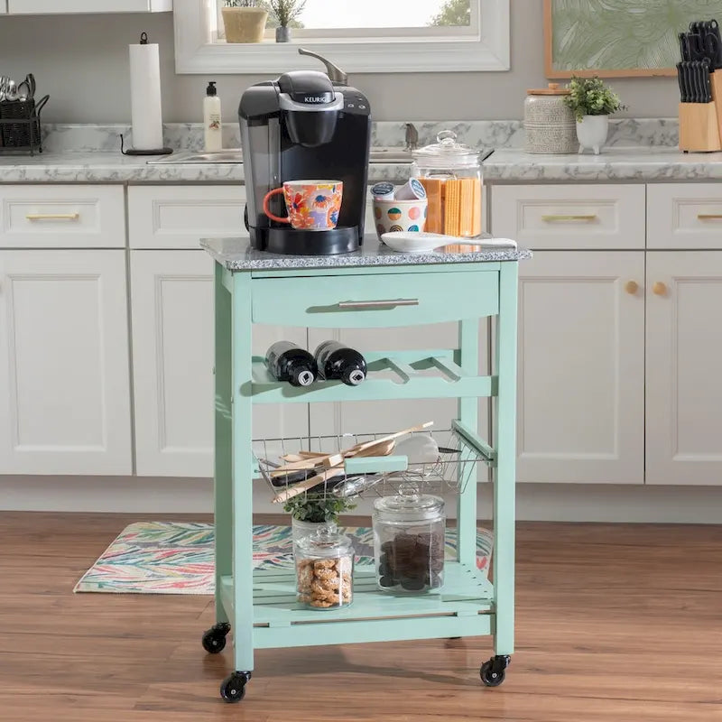 Desserte de cuisine mobile compacte