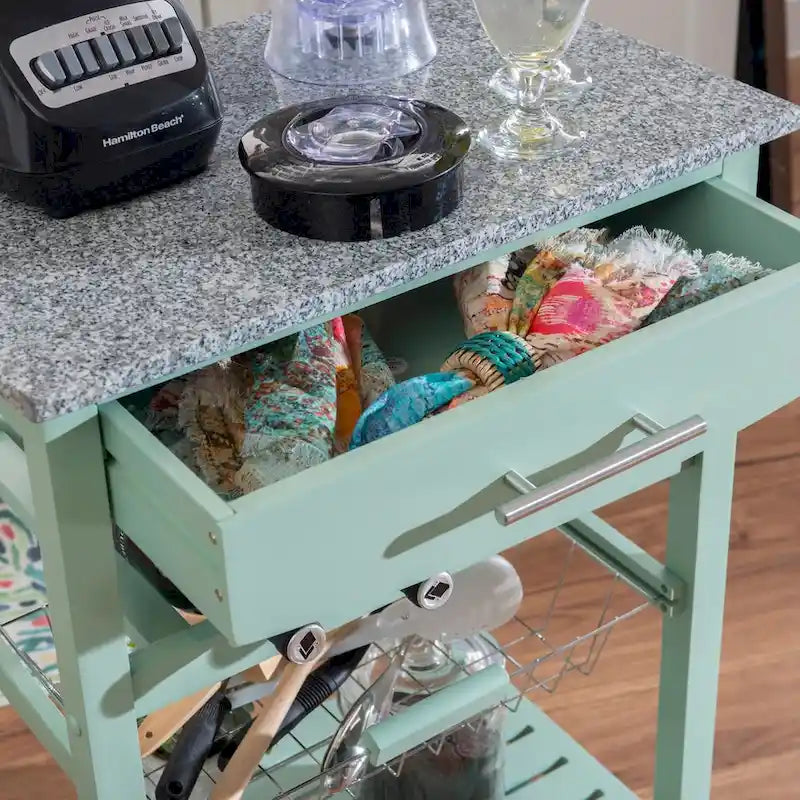 Desserte de cuisine mobile compacte