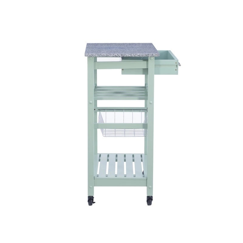 Desserte de cuisine mobile compacte