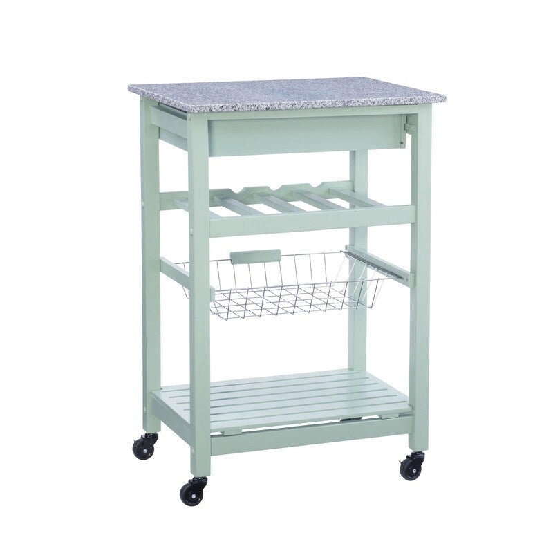 Desserte de cuisine mobile compacte