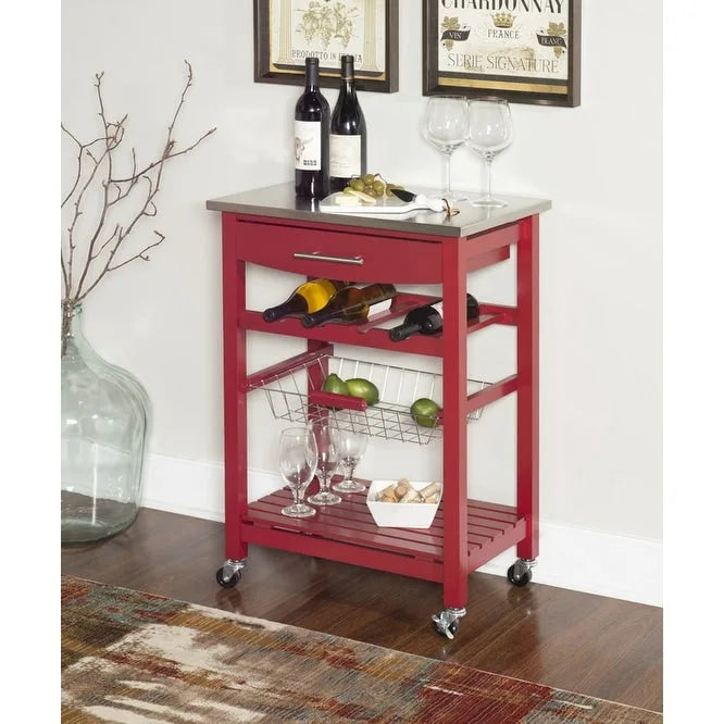 Desserte de cuisine mobile compacte