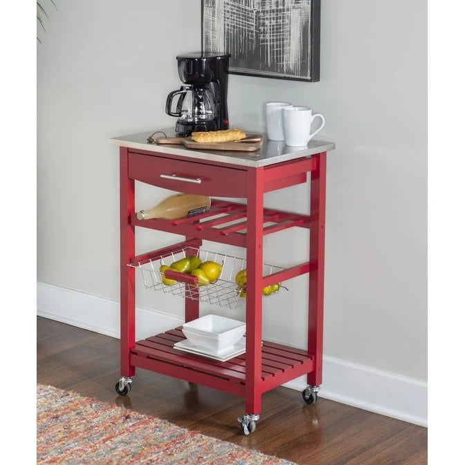 Desserte de cuisine mobile compacte