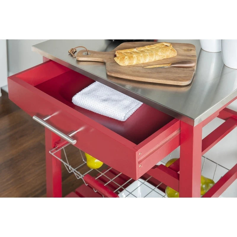 Desserte de cuisine mobile compacte