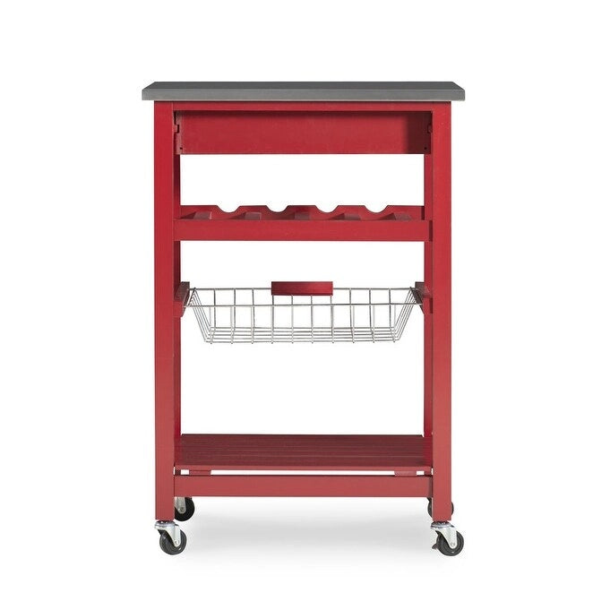 Desserte de cuisine mobile compacte