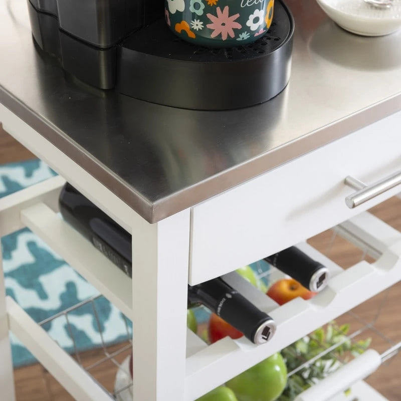 Desserte de cuisine mobile compacte