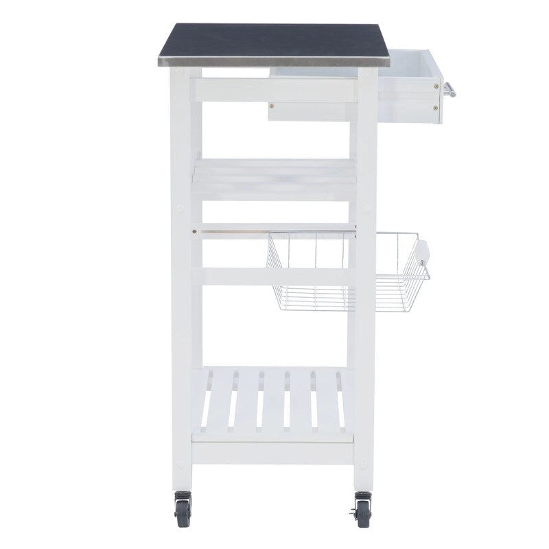 Desserte de cuisine mobile compacte