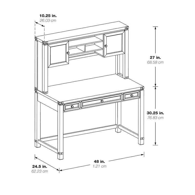Bureau et huche