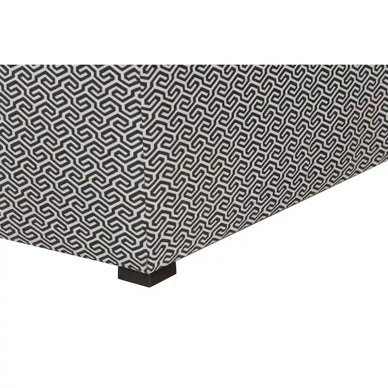Banc coffre de rangement de salon de style transitionnel