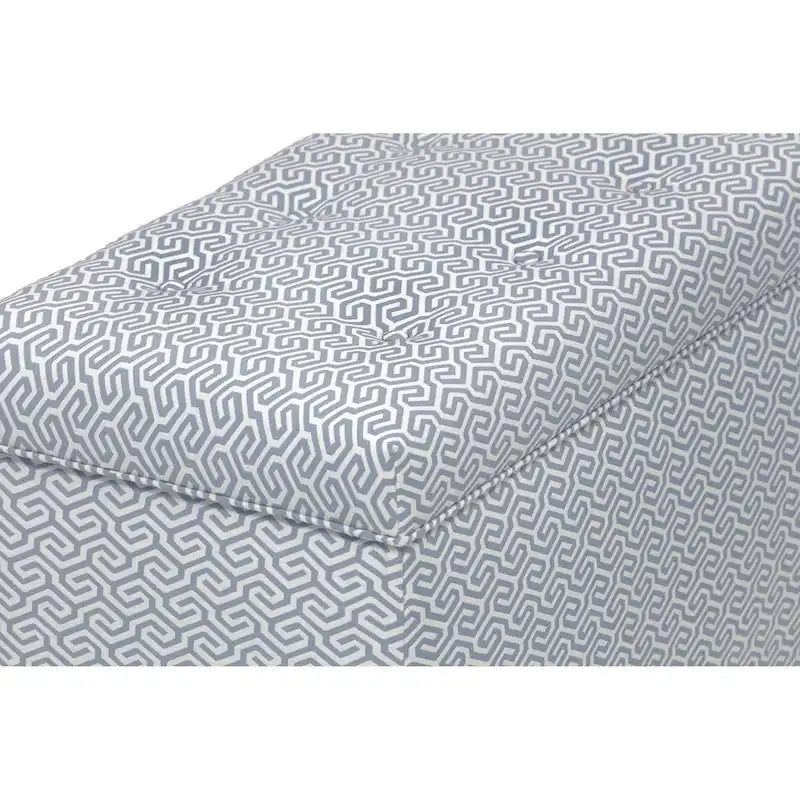 Banc coffre de rangement de salon de style transitionnel