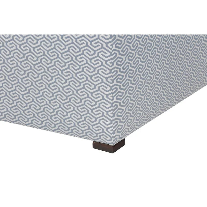 Banc coffre de rangement de salon de style transitionnel